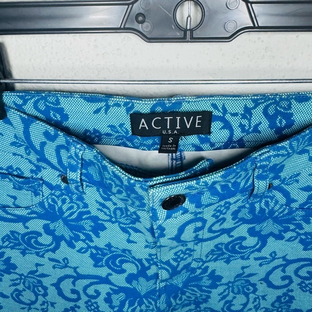 Blue printed jeggings - Picture 5 of 6